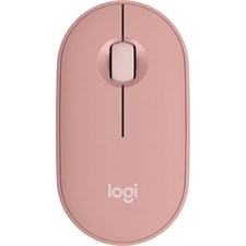 Logitech PEBBLE MOUSE 2 M350S Slim Compact Bluetooth Mouse | Tonal Rose