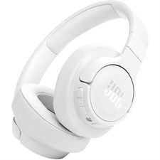 JBL Tune 770NC Adaptive Noise Cancelling Bluetooth JBL Pure Bass Wireless Over Ear ANC Headphones - White