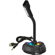 HP DHP-1100C Desktop Microphone - RGB Light Effect - Desktop LED Light