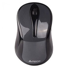 A4Tech G3-280NS 2.4G Optical Wireless Mouse, Silent Clicks, Glossy Grey