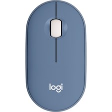 Logitech Pebble M350 Wireless Mouse (Blueberry) 910-006667