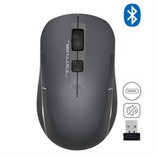A4tech Fstyler FB26CS Air Bluetooth and 2.4G Wireless Mouse | Smokey Grey