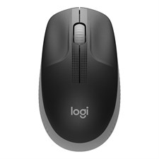 Logitech M190 Full-Size Wireless Mouse - Mid Grey - 910-005913