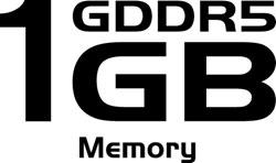 1GB GDDR5 Memory