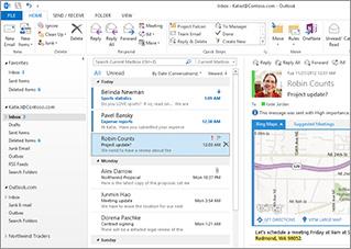 See more at a glance in Outlook