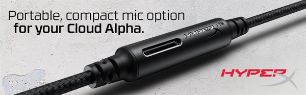 in line microphone, lifestyle, hyperx, cloud alpha, mobile