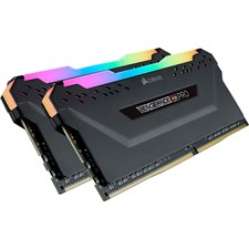 Corsair VENGEANCE RGB PRO 32GB (2 x 16GB) DDR4 DRAM 3600MHz C18 AMD Ryzen Memory Kit — Black - CMW32GX4M2Z3600C18