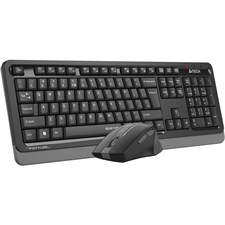 A4Tech FGS1035Q Fstyler 2.4G QuietKey Wrist-Protect Combo Set Wireless Keyboard and Silent Click Mouse | Grey