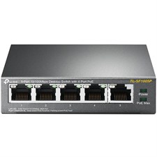TP-Link TL-SF1005P 5-Port 10/100Mbps Desktop Switch with 4-Port PoE | Ver 1.0