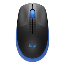 Logitech M190 Full-Size Wireless Mouse - Blue