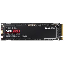 Samsung 980 PRO 500GB PCIe 4.0 NVMe M.2 2280 SSD | MZ-V8P500