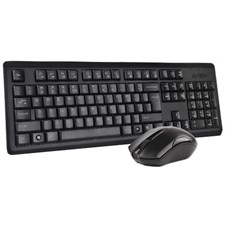 A4Tech 4200NS Wireless Desktop Keyboard Mouse | Black
