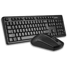 A4Tech 3330N | 3330NS Wireless Desktop - Black - Keyboard & Mouse