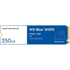 WD 250GB Blue SN570 NVMe SSD M.2 2280 PCIe Gen3 x4 WDS250G3B0C Western Digital