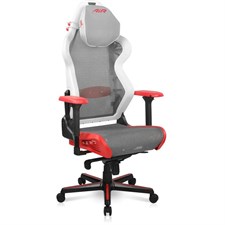 DXRacer AIR Mesh Gaming Chair Modular Design Ultra-Breathable D7200 - White & Red (Free Shipping)