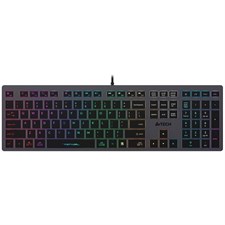 A4Tech FX60 Neon Backlit Fstyler Scissor Switch Keyboard - Grey