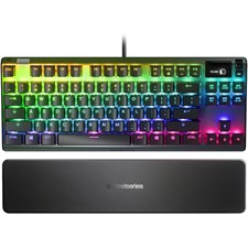 SteelSeries Apex 7 TKL Compact Mechanical Gaming Keyboard - 64646 - Red Switch Linear and Quiet - US English