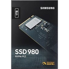 Samsung SSD 980 PCIe Gen3x4 NVMe M.2 1TB 2280 | MZ-V8V1T0BW