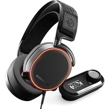 SteelSeries Arctis Pro + GameDAC Wired Gaming Headset - Certified Hi-Res Audio - Dedicated DAC and Amp - For PS5/PS4 and PC - Black - 61453