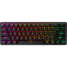 SteelSeries Apex Pro Mini Wireless 60% Mechanical Gaming Keyboard - OmniPoint 2.0 Adjustable Switches - 64842 - US English