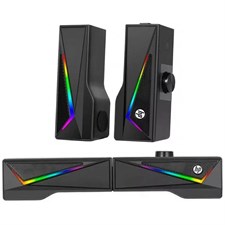 HP DHE-6005 Wired Multimedia Speakers RGB Gaming Soundbar 6W