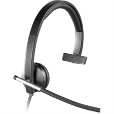 Logitech H650E USB Mono Headset - Enterprise-Grade Audio Quality - Designed and Certified for Business - 981-000514 - Cisco Compatible