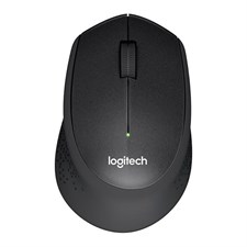 Logitech M331 Silent Plus Wireless Mouse - Black - 910-004914