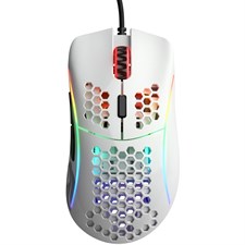 Glorious Model D Minus Gaming Mouse D- Glossy White | GLO-MS-DM-GW