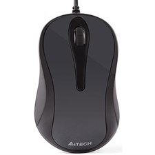 A4 Tech N-350 Wired Mouse - Glossy Grey