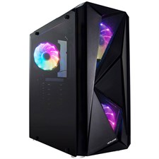 1stPlayer FireRose F4 ATX Gaming Case with 3 x RGB Fans
