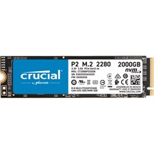 Crucial P2 2TB PCIe M.2 2280 NVMe SSD | CT2000P2SSD8