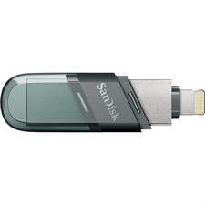 SanDisk iXpand Flash Drive Flip 128GB for iPhone, iPad and Computers | SDIX90N-128G-GN6NE - USB 3.1