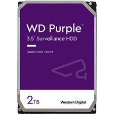 WD Purple 2TB SATA 3.5" Surveillance Hard Drive WD22PURZ | 256MB Cache