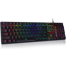 Redragon SHRAPNEL K589 RGB Low Profile Mechanical Gaming Keyboard (Red Switches)