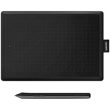 One by Wacom CTL-472-N Small Creative Pen Tablet Black | Red