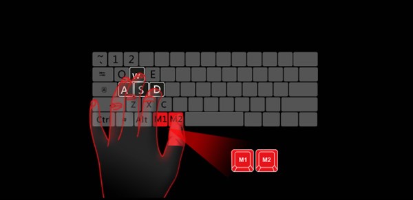 Bloody B885N-LIGHT STRIKE Gaming keyboard