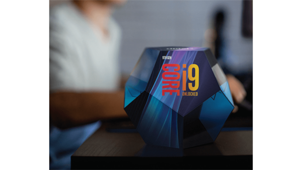 9th gen core i9 cube with background image