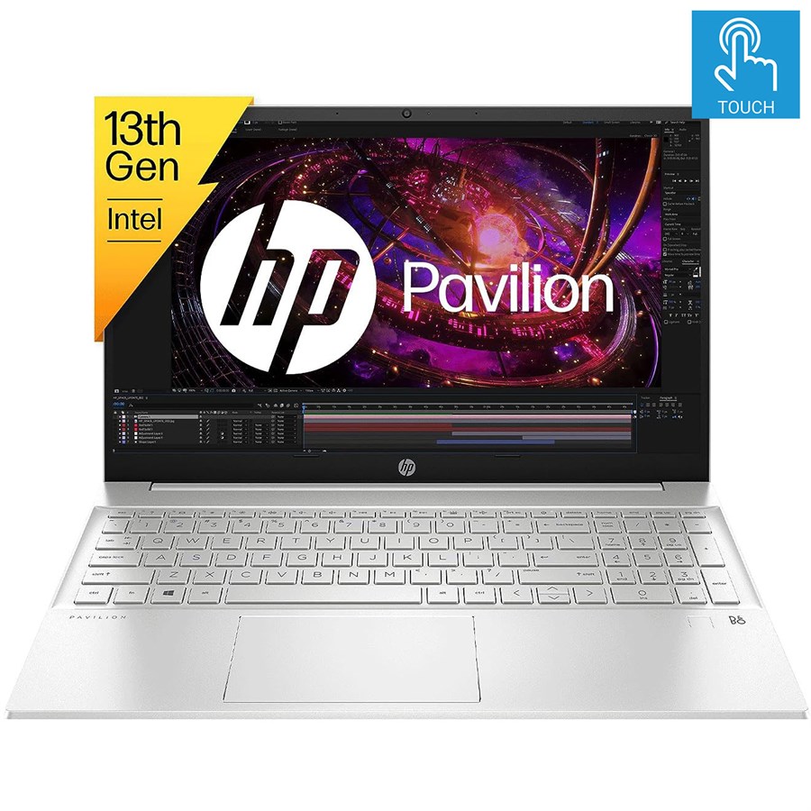 HP Pavilion 15-EG3147NIA Touchscreen Laptop - Intel Core i7-1355U 8GB DDR4  512GB SSD Backlit KB 15.6