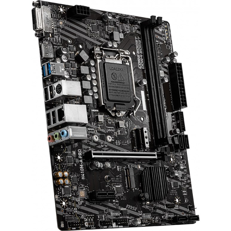 Msi H410m A Pro Proseries Intel Motherboard Lga 1200 Socket Price In